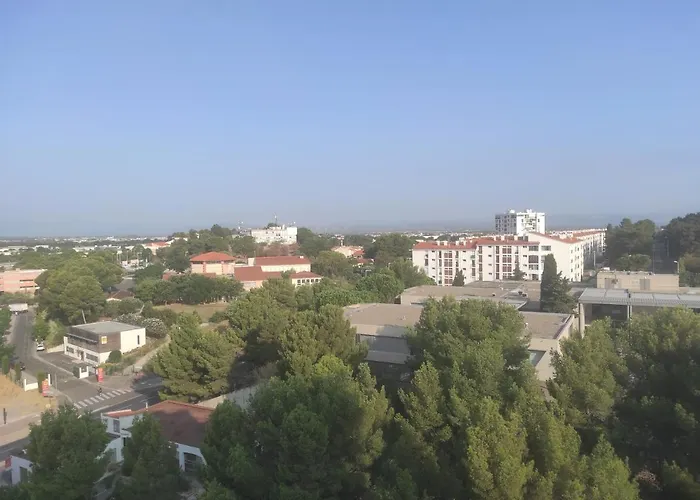 Apartament T2 30m2 Au Calme, Vue Montagnes, Apercu Mer Perpignan