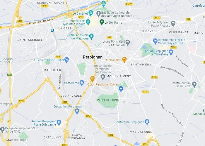 T2 30m2 Au Calme, Vue Montagnes, Apercu Mer Apartament Perpignan